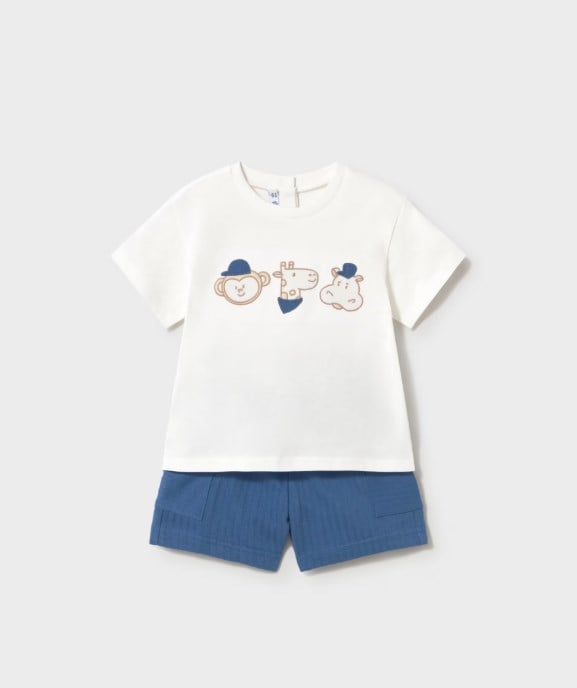 Mayoral 1665 Sort Tisort Set