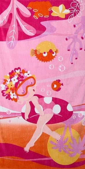 Mayoral Kız Çocuk Karma Baskı Havlu PEMBE