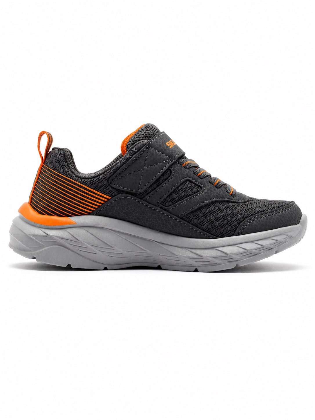 Skechers Erkek Çocuk Gri Spor Ayakkabı GRİ - TURUNCU