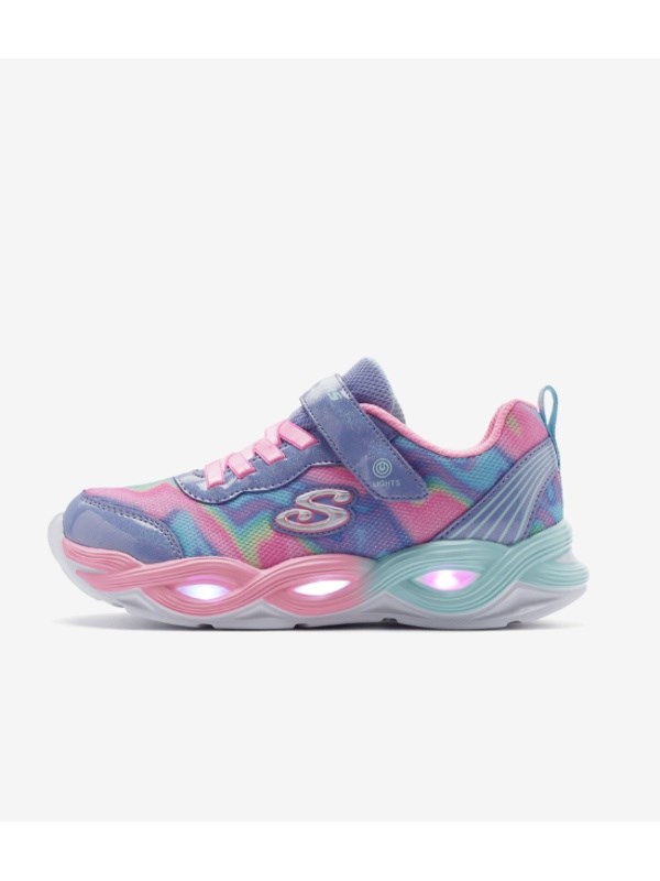 Skechers Kız Çocuk Gri Işıklı Spor Ayakkabı ÇAKIL