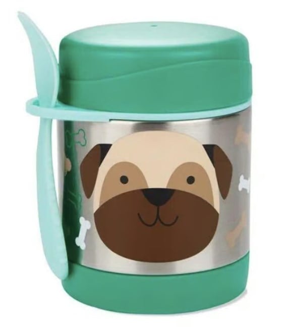 Skip Hop Erkek Çocuk Paslanmaz Çelik Köpek Baskı Termos ÇOK RENKLİ