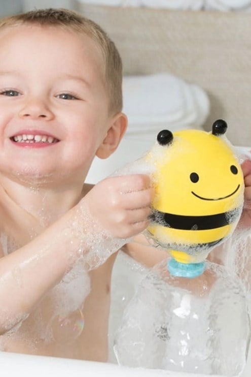 Skip Hop Zoo Arı Figürlü Şelale Efektli Bebek Banyo Oyuncağı ÇOK RENKLİ