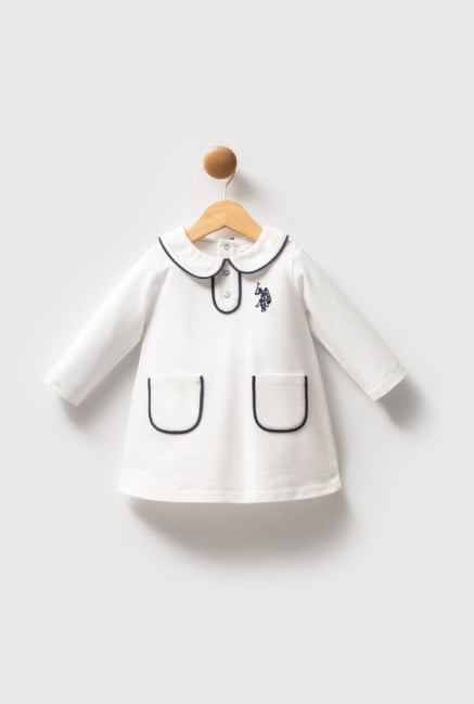 U.S.POLO ASSN KIZ BEBEK PİKE ELBİSE USB2740