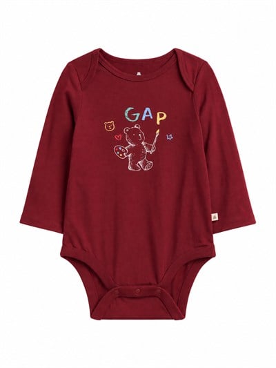 Gap Erkek Bebek Grafik Baskılı Zıbın RADISH
