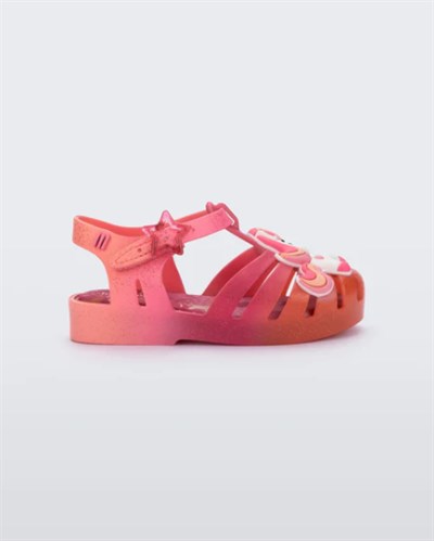 Mini Melissa Kız Çocuk Unicorn Sim Detaylı   Sandalet 22-27 TURUNCU-BEYAZ