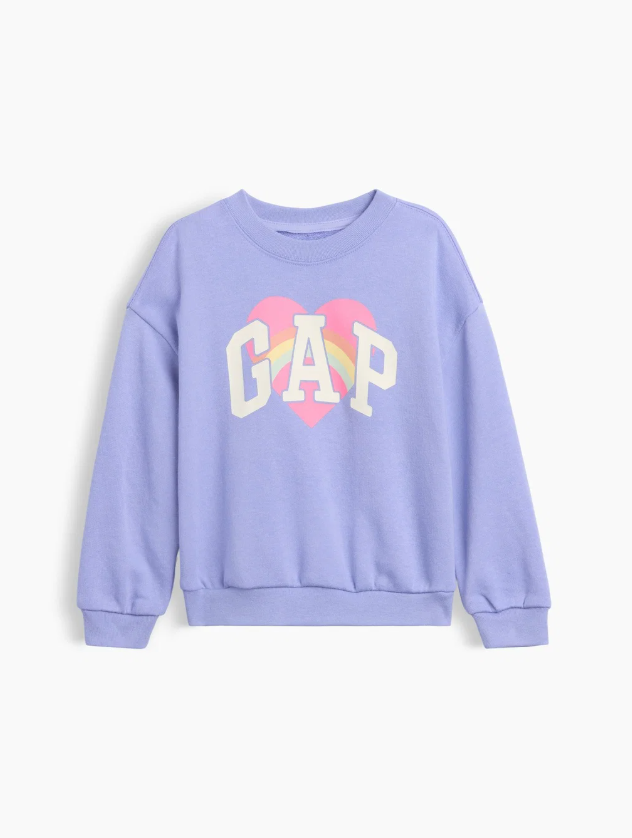 Gap Kız Bebek Arma Baskı Renkli T-Shirt MENEKŞE