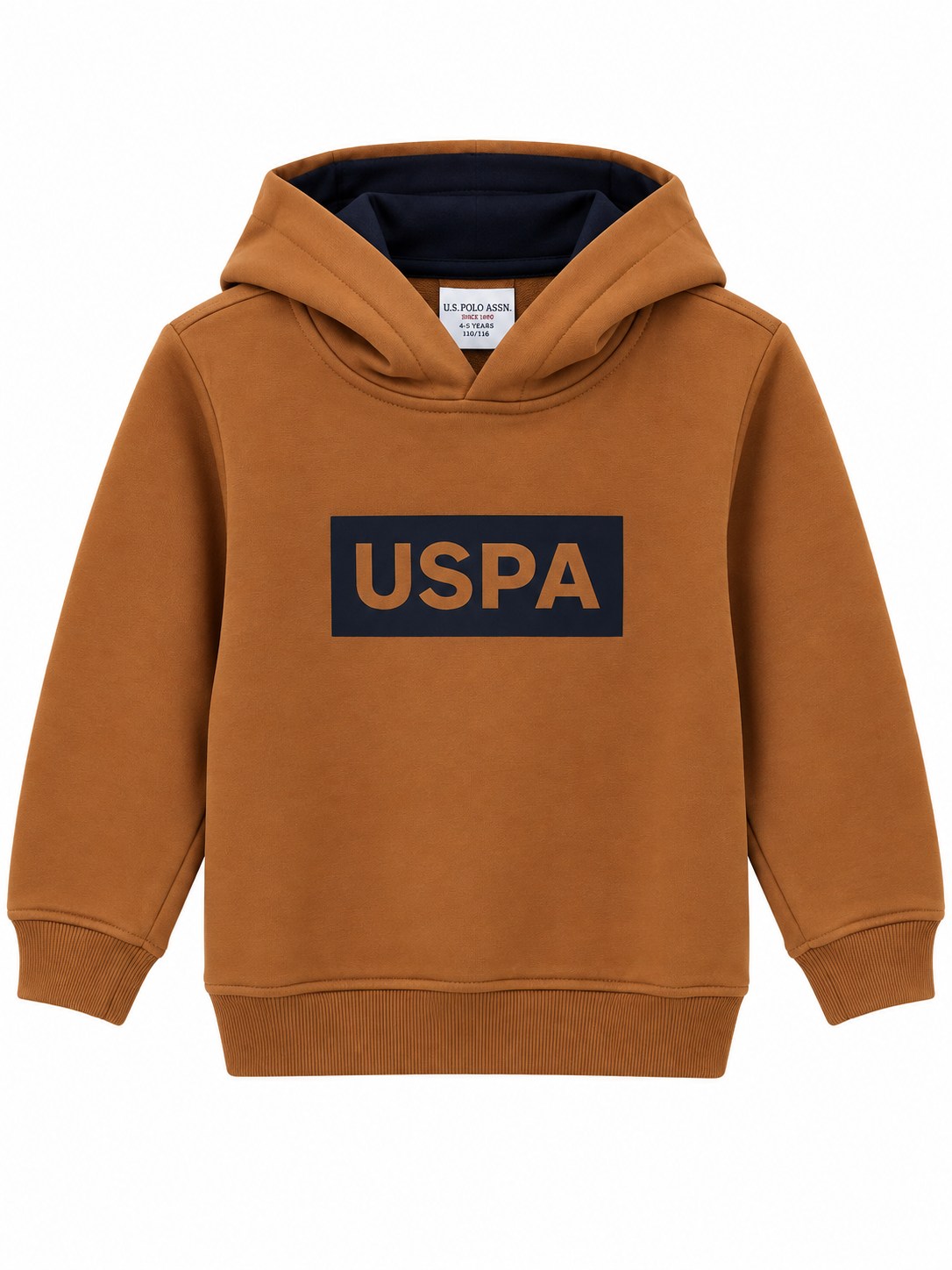 U.S. Polo Assn. Erkek Çocuk Kapüşonlu Sweatshirt 3-14 Yaş TABA