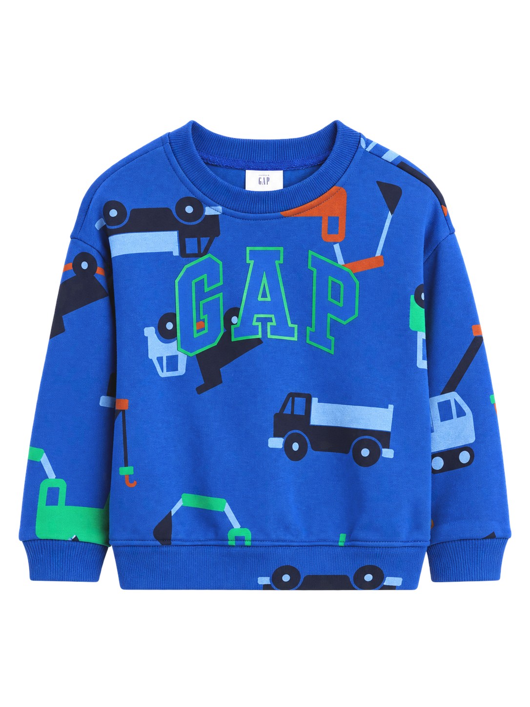 Gap Erkek Bebek Araba Baskılı Sweatshirt FS TRUCK