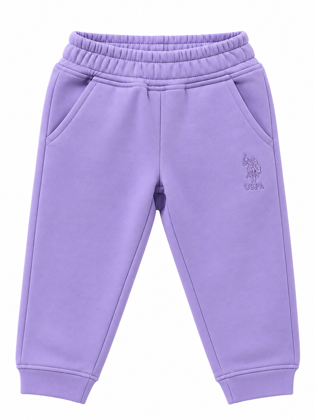 U.S. Polo Assn. Kız Çocuk Şardonlu Jogger Eşofman Alt 3-11 Yaş MOR