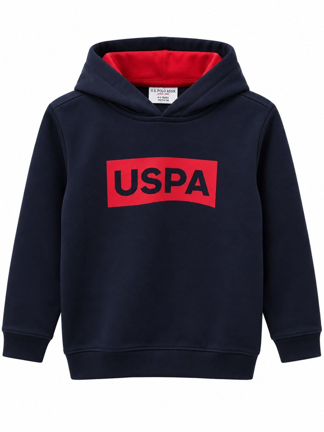 U.S. Polo Assn. Erkek Çocuk Kapüşonlu Sweatshirt 3-14 Yaş LACİVERT