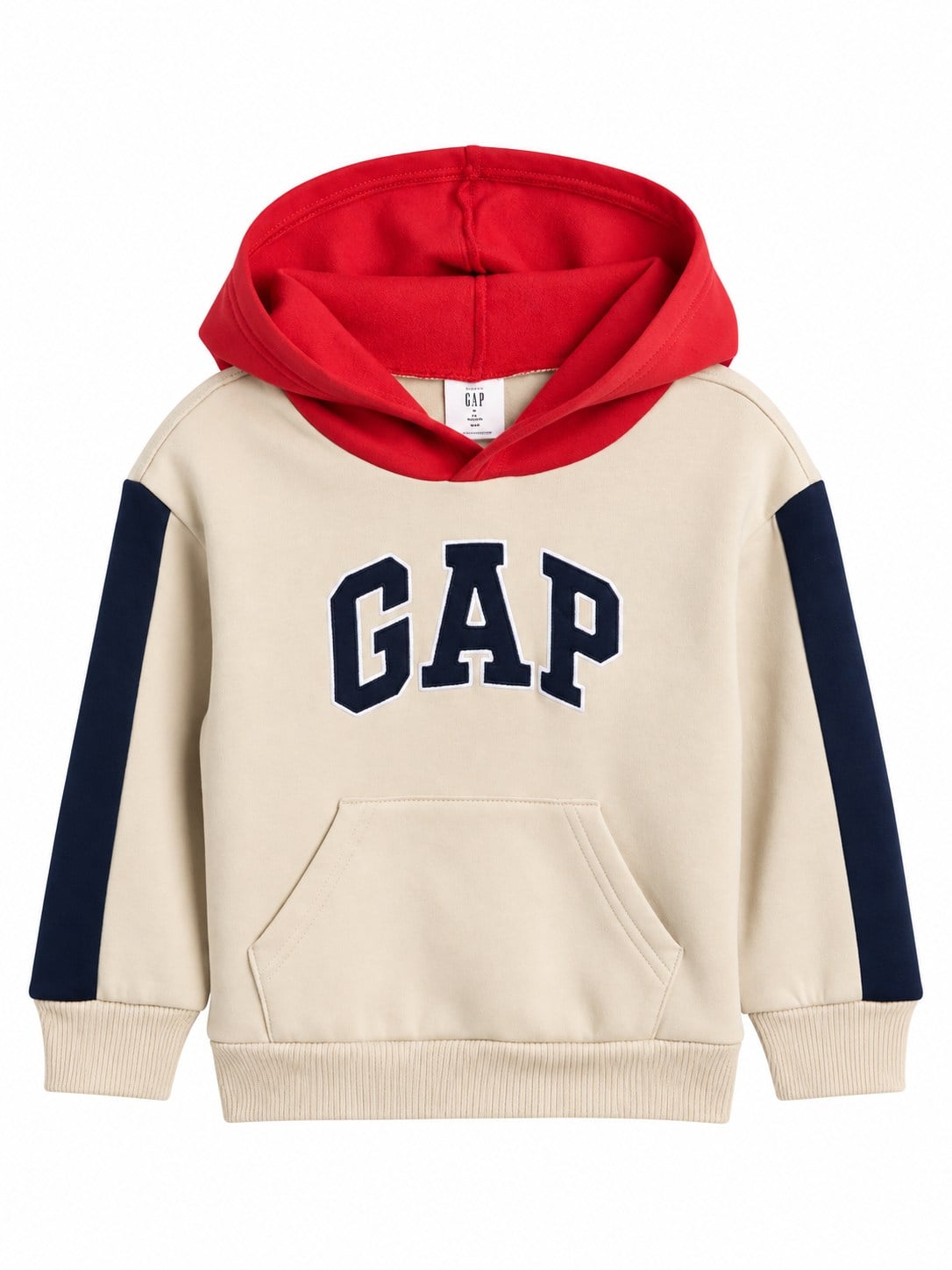 Gap Erkek Bebek Arma Baskı Kapişonlu Sweatshirt AY TAŞI