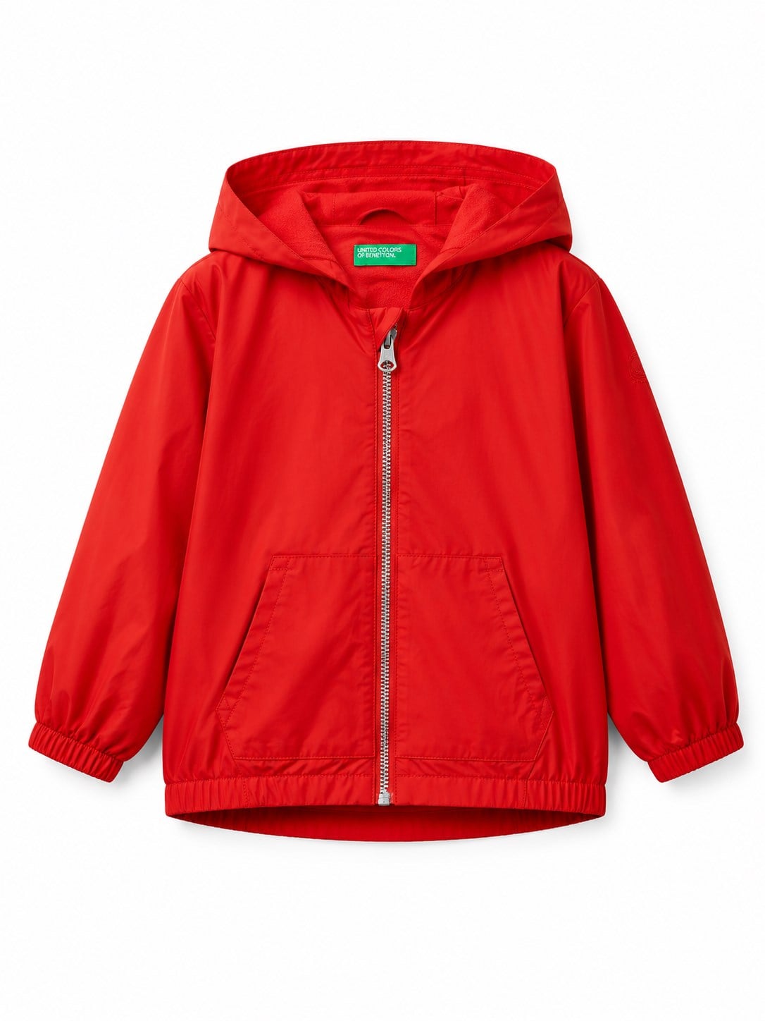 Benetton Erkek Bebek Kapüşonlu Astarlı Yağmurluk 1-6 Yaş KIRMIZI