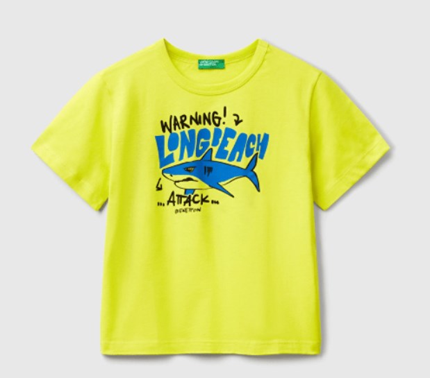 BENETTON ERKEK ÇOCUK 3I1XG10IJ BENETTON TİŞÖRT GKB0054 SARI