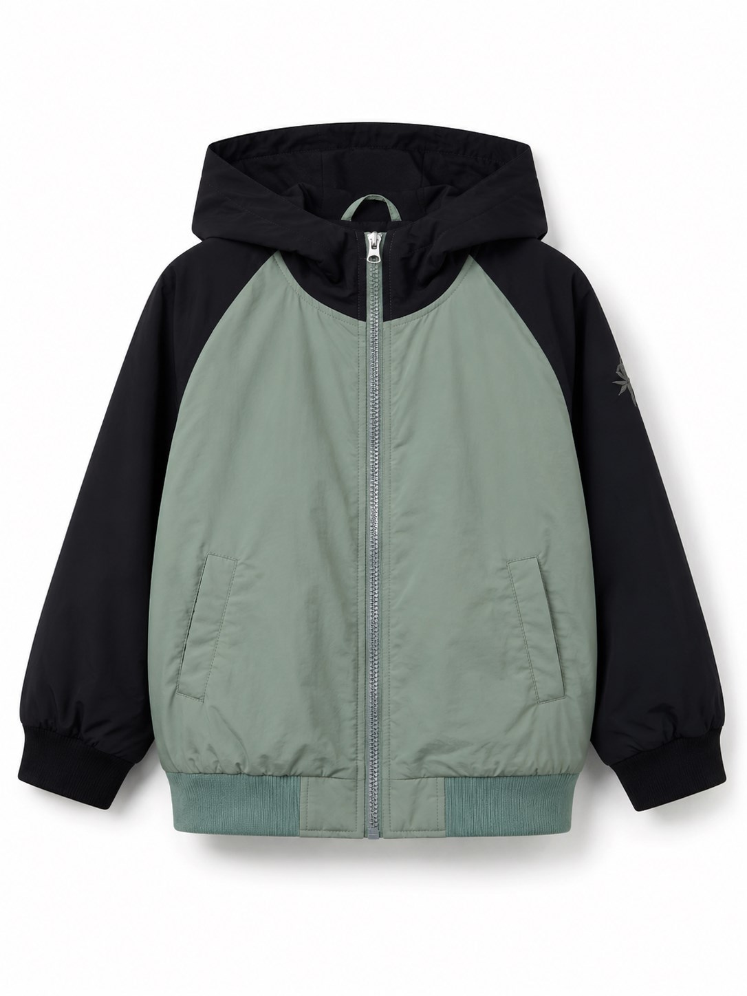 Benetton Erkek Çocuk Basic Yağmurluk 6-14 Yaş HAKİ