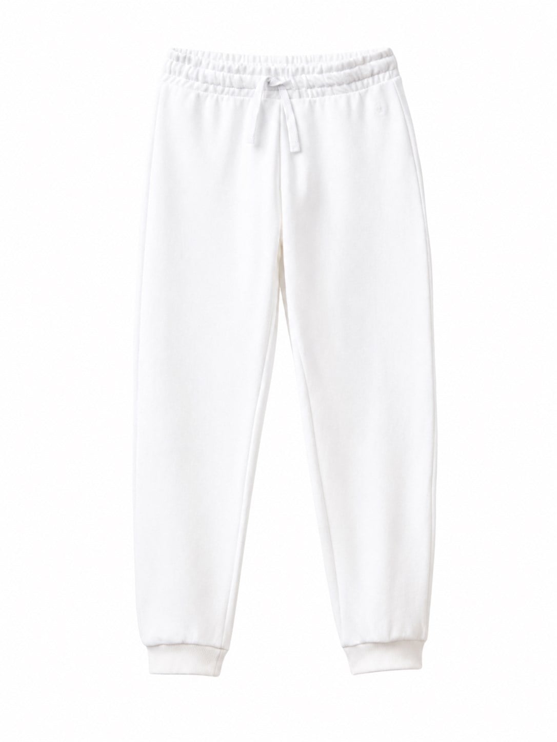 Benetton Kız Çocuk Beli Lastikli Cepli Jogger Eşofman Altı 6-14 Yaş BEYAZ