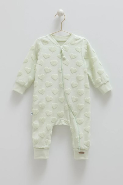 Caramell Kız Bebek Bulut Kabartmalı Uyku Tulumu 6-36 Ay YEŞİL