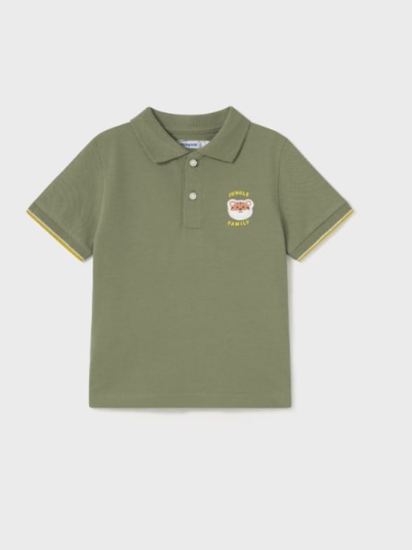 ERKEK BEBEK 1108 APLİKE POLO TİŞÖRT GKM0259
