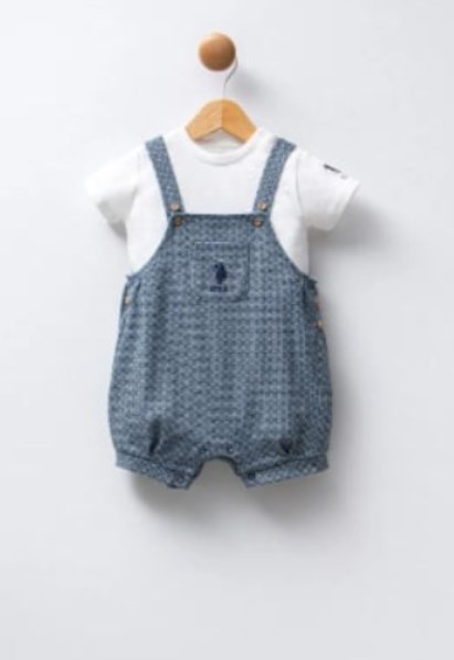 ERKEK BEBEK 2254 KARE SALOPETLİ 2Lİ TAKIM GKP0045