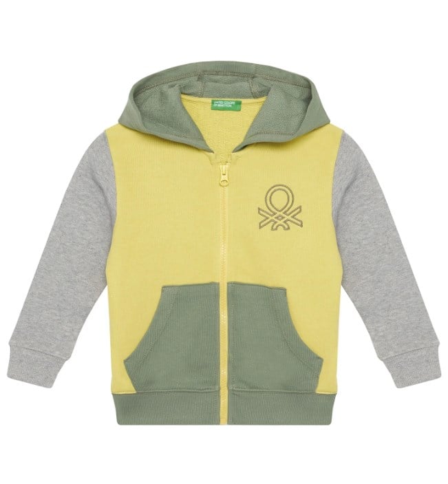 ERKEK BEBEK 3J68G503V-25K KAPİŞONLU SWEAT
