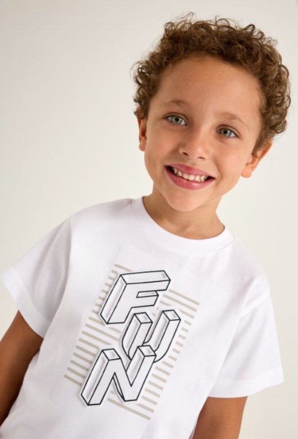ERKEK ÇOCUK 3027 KABARTMALI  T-SHIRT GKM0127