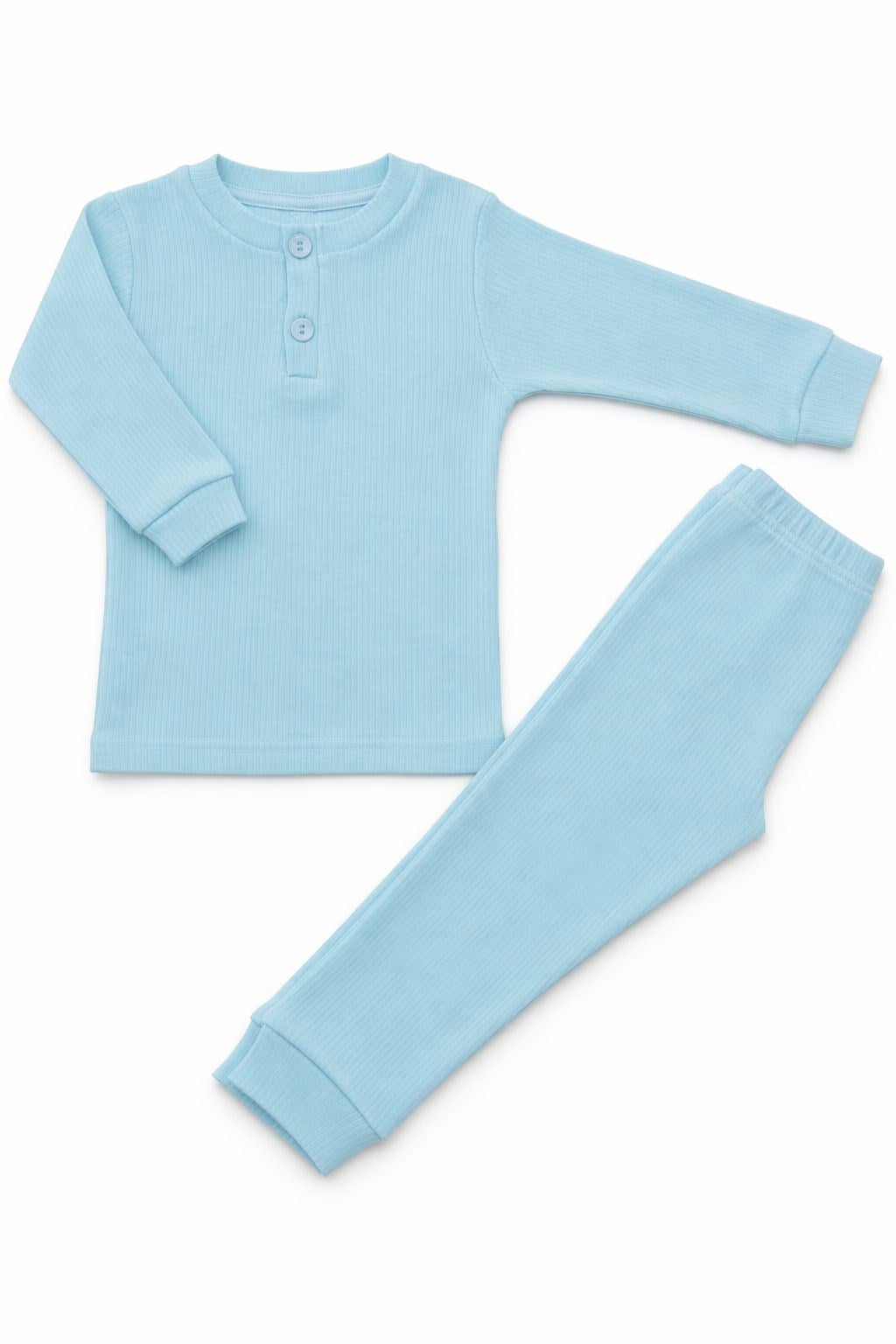 ERKEK ÇOCUK BASİC FİTİLLİ KUMAŞ PİJAMA TAKIM GK109