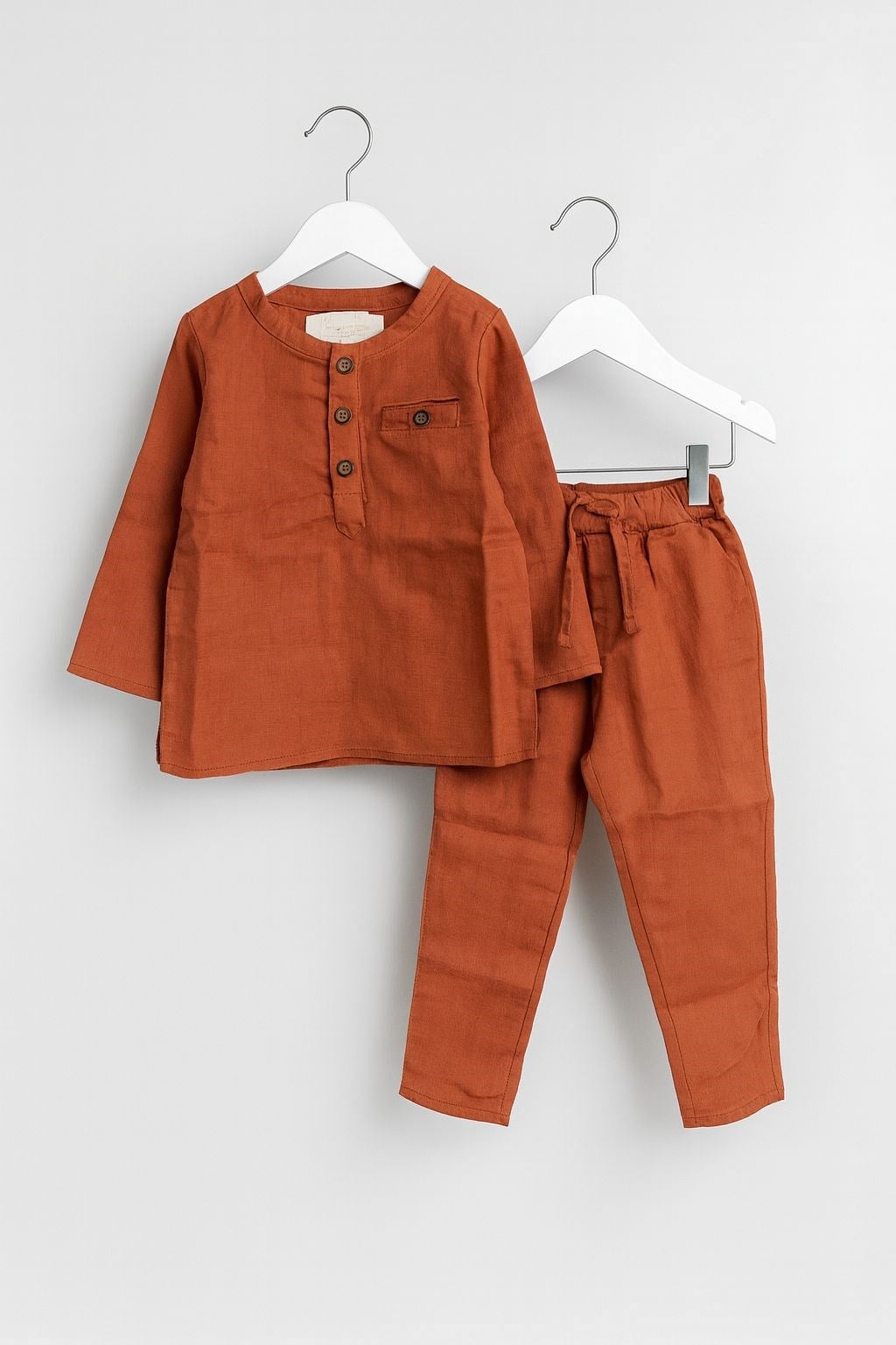 ERKEK ÇOCUK BASİC ÖNÜ DÜĞMELİ PİJAMA TAKIMI GK2010