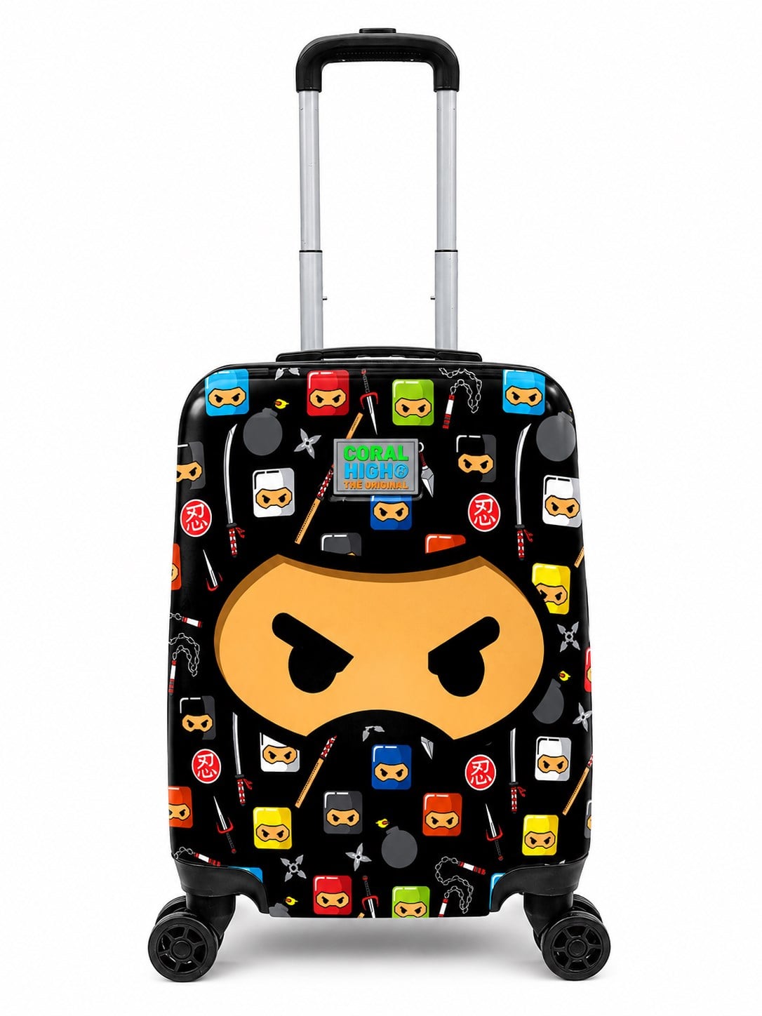 Erkek Çocuk Mini Valiz Ninja Desen ÇOK RENKLİ
