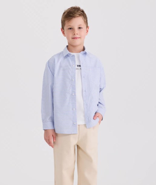 ERKEK ÇOCUK MODERN SKETCH GÖMLEK