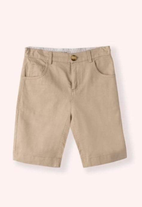 ERKEK ÇOCUK  NOSTALGIC DREAM KETEN ŞORT GKPN0114