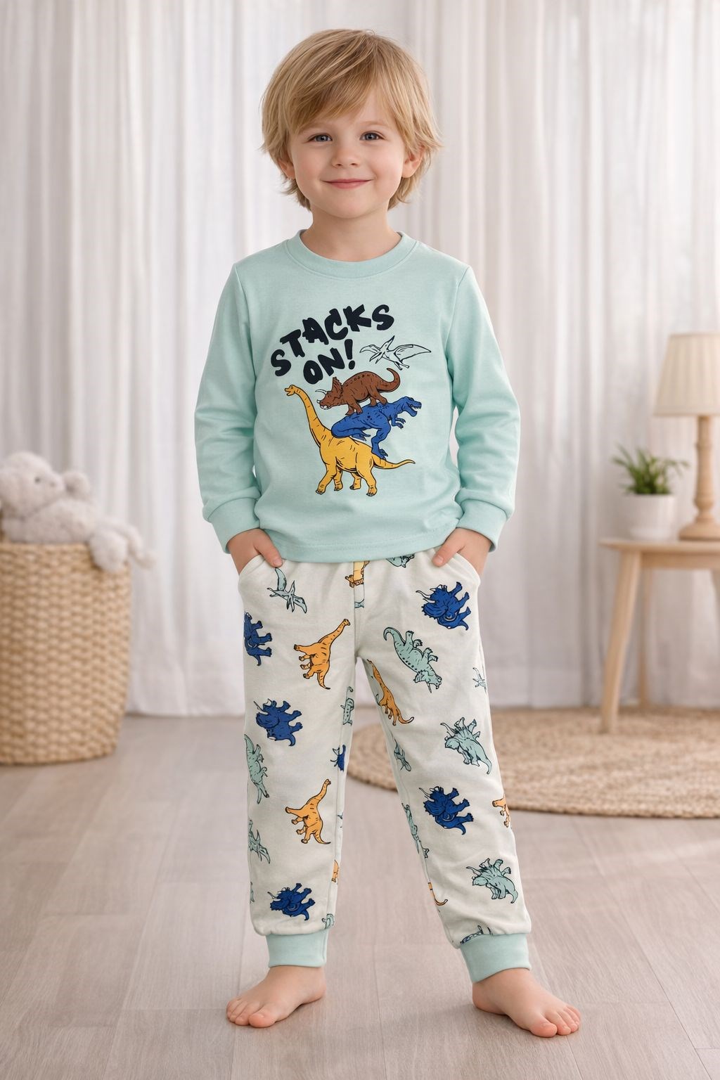 ERKEK ÇOCUK STACKS ON PİJAMA TK. GK297