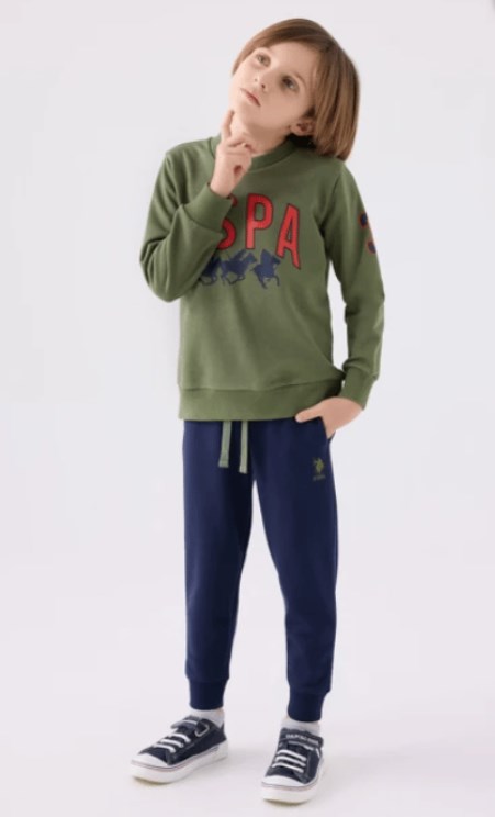 ERKEK GENÇ POLO ATLI BASKI 2Lİ TAKIM GK5075