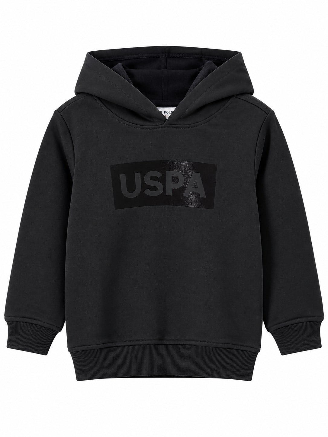 U.S. Polo Assn. Erkek Çocuk Kapüşonlu Sweatshirt 3-14 Yaş SİYAH