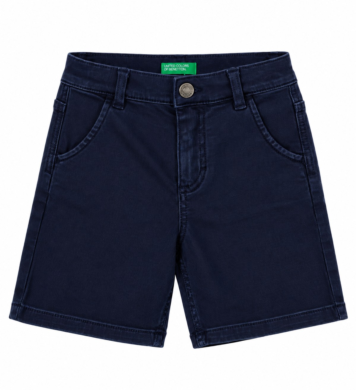 United Colors of Benetton Erkek Çocuk Gabardin Bermuda Şort 1-6 Yaş LACİVERT
