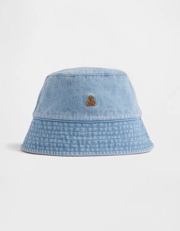Gap  Denim Bucket Şapka %100 Pamuklu Kot Şapka KOT