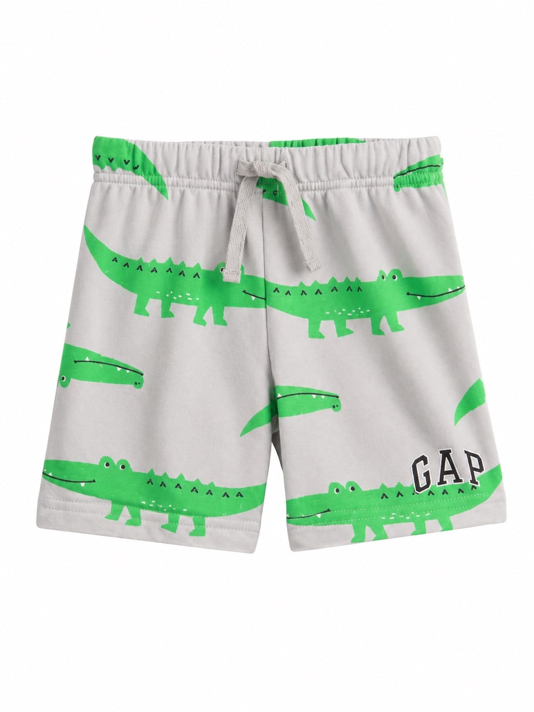 Gap Erkek Bebek Bağcıklı Belı Baskılı Şort 12 Ay 5 Yaş GRİ