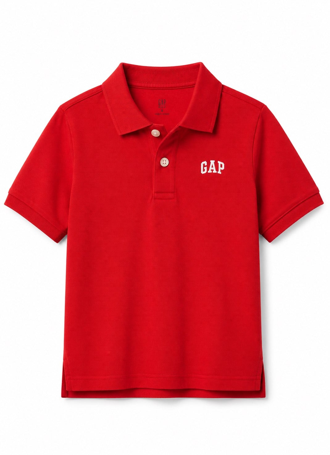 Gap Erkek Bebek Gömlek Yaka Basic Tişört 6 Ay - 5 Yaş KIRMIZI