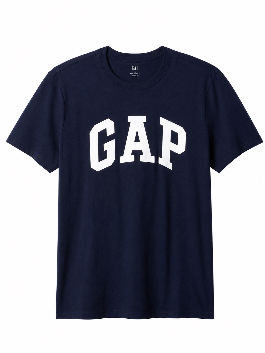 Gap Erkek Çocuk Kısa Kollu Bisiklet Yaka Logo Detay Tişört LACİVERT