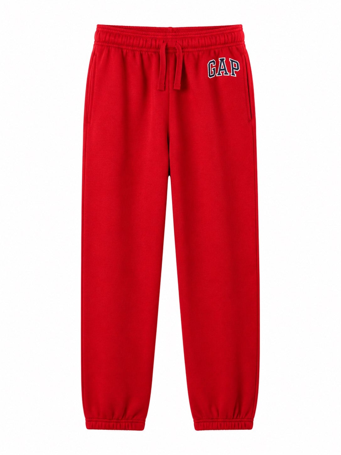 GAP Erkek Çocuk Logo Detaylı Relaxed Jogger Eşofman Altı 6-16 Yaş KIRMIZI
