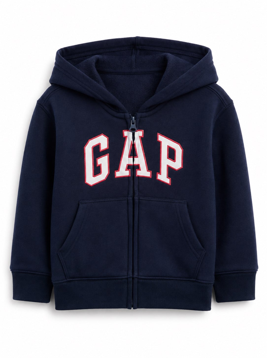 Gap Kız Bebek Regular Fit Kanguru Cepli Kapüşonlu Ceket 0-6 Yaş LACİVERT