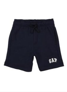 Gap Lacivert Erkek Çocuk Logo Baskılı Fransız Havlu Kumaş Şort 4-16 Yaş LACİVERT
