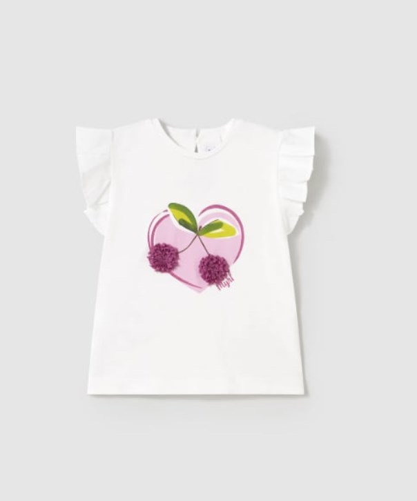 KIZ BEBEK 1042 KISA KOL T-SHIRT GKM0243