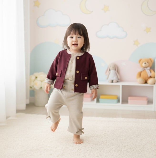 KIZ BEBEK 16763 HIRKALI 3LÜ TAKIM