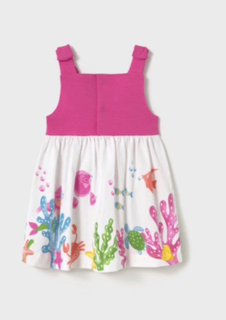 KIZ BEBEK 1924 BASKILI ELBİSE GKM0346