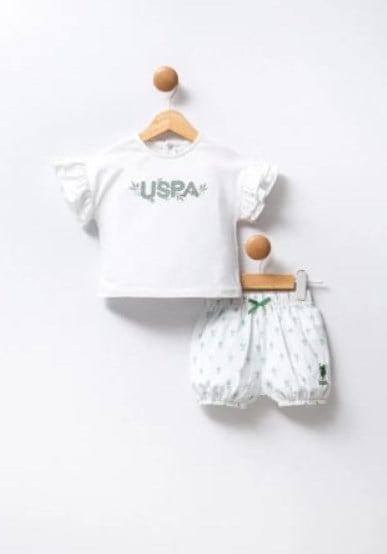 KIZ BEBEK 2442 YAPRAK DETAY 2Lİ TAKIM GKP0035