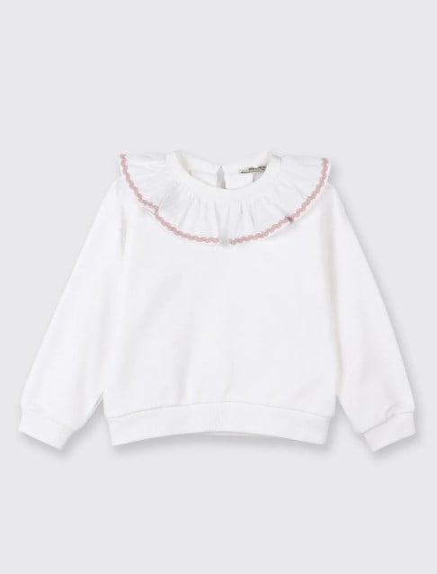 KIZ BEBEK 2521GB08002 YAKA DETAY  SWEATSGHİRT