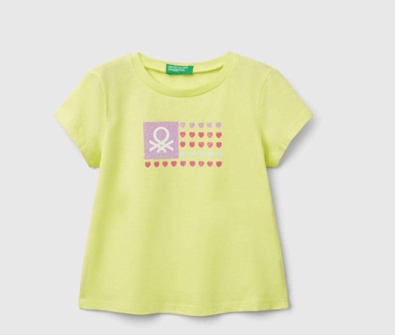 KIZ BEBEK 3I1XG10HU SİM BASKI TİŞÖRT GKB0015