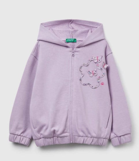 KIZ BEBEK 3J68G503W KAPÜŞONLU SWEATSHIRT