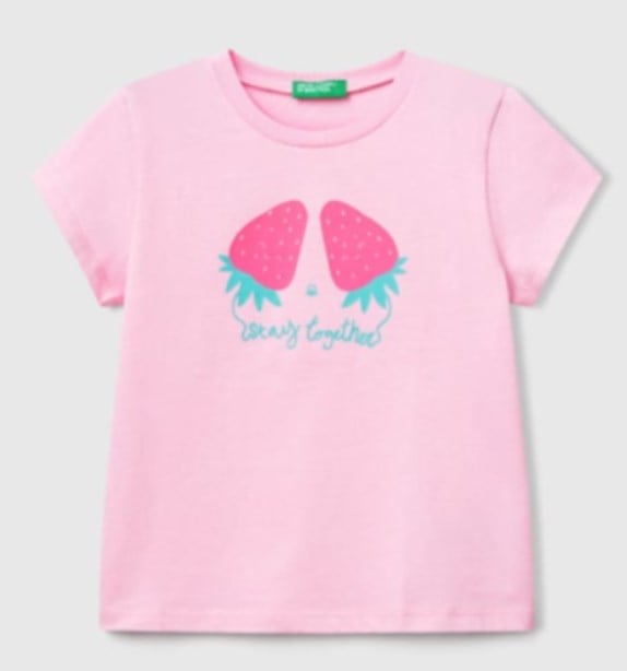 KIZ BEBEK 3JERG10J3 BENETTON TİŞÖRT  GKB1121
