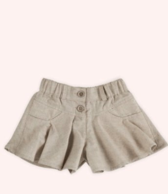 KIZ BEBEK ITS OUR NATURE ŞORT ETEK GK7088