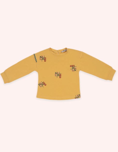 KIZ BEBEK RETRO JOURNEY UZUN KOLLU T-SHİRTGK7062
